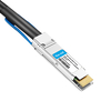 Juniper QDD-2Q28-200G-PC3M Compatible 3m (10ft) 200G QSFP-DD to 2x100G QSFP28 NRZ Passive Breakout Direct Attach Copper Cable
