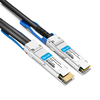 DELL DAC-Q28DD-2Q28-100G-3M Compatible 3m (10ft) 200G QSFP-DD vers 2x100G QSFP28 NRZ Passive Breakout Direct Attach Copper Cable