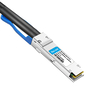 HPE(Mellanox) P06248-B21 호환 1m(3피트) Infiniband HDR 200G QSFP56 ~ 2x100G QSFP56 PAM4 패시브 브레이크아웃 직접 연결 구리 케이블