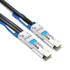 Q56-2Q56-200G-PC1M 1m (3 pés) 200G QSFP56 a 2x100G QSFP56 PAM4 Cabo de Cobre de Conexão Direta de Desconexão Passiva