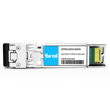 SFP28-25G23-BX40I 25GBASE SFP28 BIDI ER TX1270nm/RX1310nm 40km LC SMF DDM Industral Optical Transceiver Module