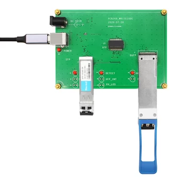 FiberMall SFP/SFP+/XFP/SFP28/QSFP+/QSFP28 EEPROM Programmierplatine