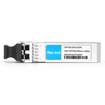 Arista Networks 25GBASE-MR-XSR Compatible 25G SFP28 ESR 850nm OM3 200m/OM4 300m LC MMF DDM Módulo transceptor