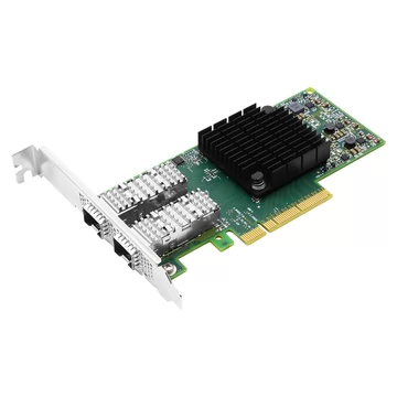 NVIDIA Mellanox MCX4121A-ACAT متوافق مع ConnectX-4 Lx EN Network Adapter ، 25GbE Dual-Port SFP28 ، PCIe3.0 x 8 ، طويل وقصر قصير