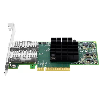 NVIDIA Mellanox MCX4121A-ACAT متوافق مع ConnectX-4 Lx EN Network Adapter ، 25GbE Dual-Port SFP28 ، PCIe3.0 x 8 ، طويل وقصر قصير