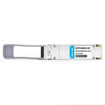 QSFPP-DW40G41-80C 40G QSFP+ DWDM C41 100GHz ZR 80km 1544.53nm LC SMF DDM Transceiver Module