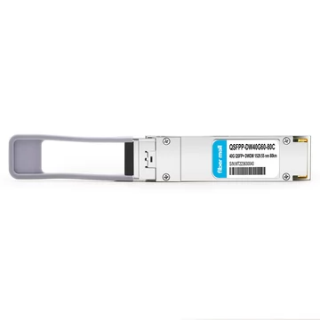 QSFPP-DW40G60-80C 40G QSFP+ DWDM C60 100GHz ZR 80km 1529.55nm LC SMF DDM Module Émetteur-Récepteur