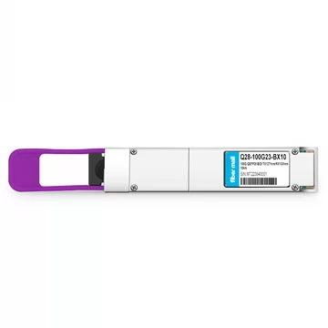 Módulo transceptor óptico DDM, compatible con Cisco, 100G, QSFP28, BIDI, TX1271nm/RX1331nm, PAM4, Lambda única, LC, SMF, 10km