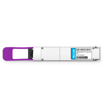 주니퍼 호환 100G QSFP28 BIDI TX1271nm/RX1331nm PAM4 단일 람다 LC SMF 10km DDM 광 트랜시버 모듈