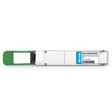 Q28-100G49-BX30 100G QSFP28 BIDI TX1304nm/RX1309nm シングル ラムダ LC SMF 30km PAM4 DDM 光トランシーバー モジュール