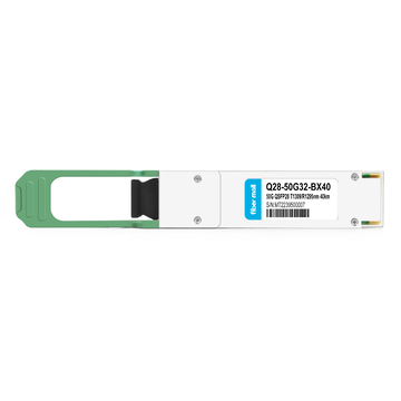 50G QSFP28 BIDI TX1309nm/RX1295nm PAM4 LC SMF 40km DDM Módulo Transceptor Óptico