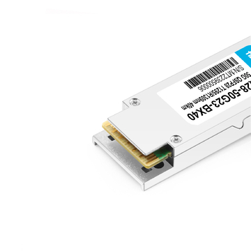 50G QSFP28 BIDI TX1295nm / RX1309nm PAM4 LC SMF 40km DDM وحدة الإرسال والاستقبال البصرية