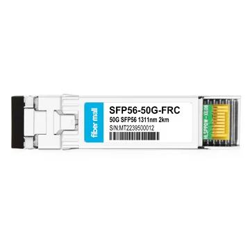 SFP56-50G-FRC 50G SFP56 FR 1311nm PAM4 Duplex LC SMF 2km DDM وحدة الإرسال والاستقبال البصرية