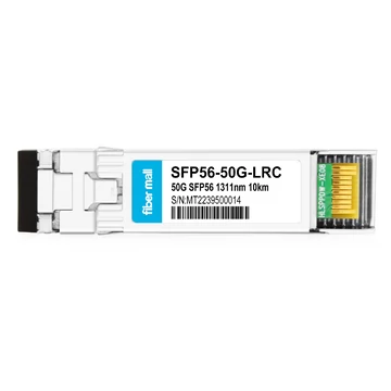 SFP56-50G-LRC 50G SFP56 LR 1311nm PAM4 Duplex LC SMF 10km Module émetteur-récepteur optique DDM