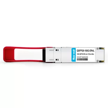 QSFP28-100G-ER4L 100G QSFP28 ER4 Lite 1310nm (LAN WDM) 40 كم مع FEC ، 30 كم بدون وحدة الإرسال والاستقبال FEC LC SMF DDM