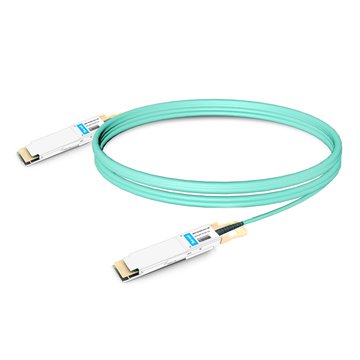 Juniper QSFP-DD-800G-AOC-15M Compatible 15m (49ft) 800G QSFP-DD to QSFP-DD Active Optical Cable