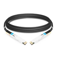 QSFPDD-800G-PC50CM 0.5m(1.6피트) 800G QSFP-DD - QSFP-DD QSFP-DD800 PAM4 수동 직접 연결 케이블