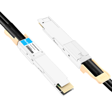 QSFPDD-800G-PC50CM 0.5 m (1.6 pies) 800G QSFP-DD a QSFP-DD QSFP-DD800 PAM4 Cable pasivo de conexión directa