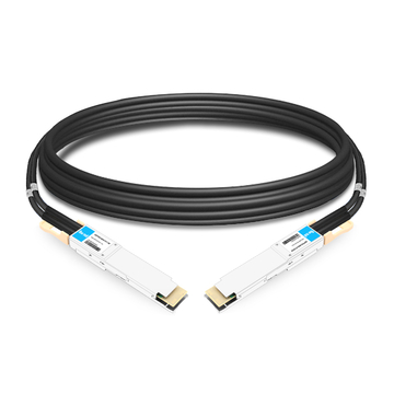 QSFPDD-800G-PC1M 1 متر (3 قدم) 800 جرام QSFP-DD إلى QSFP-DD QSFP-DD800 PAM4 كابل التوصيل المباشر السلبي