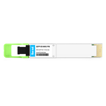 QSFP-DD-800G-FR8 QSFP-DD 8x100G FR PAM4 1310nm 2km DOM MPO-16 SMF 光トランシーバー モジュール