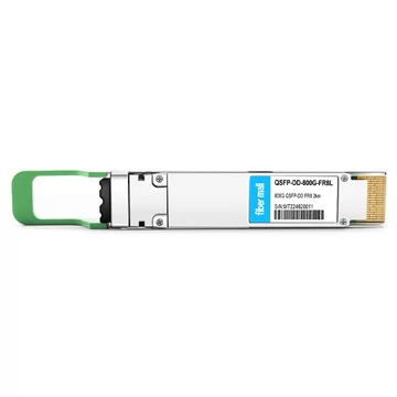 QSFP-DD-800G-FR8L QSFP-DD 800G FR8 PAM4 CWDM8 2 كم DOM Duplex LC SMF وحدة الإرسال والاستقبال الضوئية