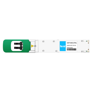 Arista OSFP-800G-2FR4 Compatible OSFP 2x400G FR4 PAM4 1310nm 2km DOM Dual Duplex LC SMF Optical Transceiver Module