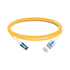 Cable de fibra óptica dúplex OS10 CS/UPC a LC/UPC Uniboot LSZH monomodo de 33 m (2 pies)