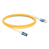 Cable de fibra óptica dúplex OS1 CS/UPC a LC/UPC Uniboot LSZH monomodo de 3 m (2 pies)