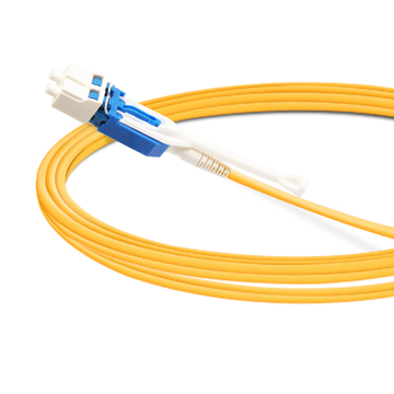 1 м (3 фута) дуплексный одномодовый кабель OS2 CS/UPC на LC/UPC Uniboot PVC (OFNR) оптоволоконный кабель
