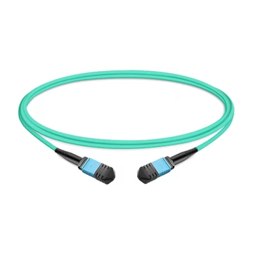 16 Fibers Female MPO Trunk Cable B OM4 APC 2m | FiberMall