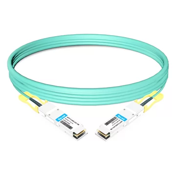 400G QSFP112 إلى QSFP112 كابل بصري نشط 10 متر | فايبر مول