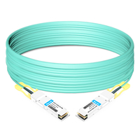 QSFP112-400G-AOC-10M 60m（197ft）400GQSFP112からQSFP112アクティブ光ケーブル