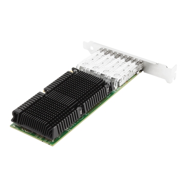 Controlador Intel® E810-CAM1 PCI Express v4.0 X8 25G Adaptador de servidor Ethernet de cuatro puertos