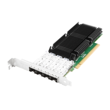 محول شبكة إيثرنت Intel® E810-XXVDA4 25G PCI Express v4.0 x16 رباعي المنافذ SFP28