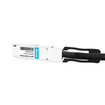 QSFP112-400G-PC50CM 50 سم (1.6 قدم) 400G QSFP112 إلى QSFP112 كبل نحاسي سلبي