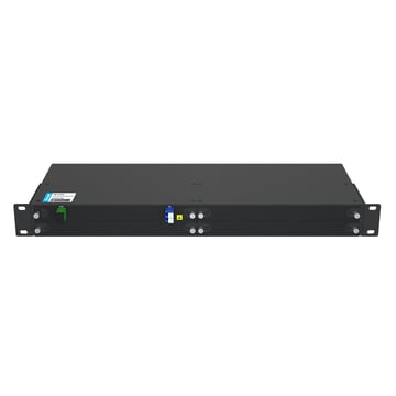 Rack 19U de 1" pulgadas con 4 ranuras para caja LGX Plug-in, 440*160*44mm