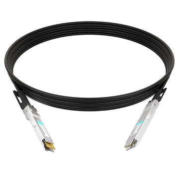 QDD-OSFP-PC2M 2m (7 pés) 400G QSFP-DD para OSFP PAM4 Passivo Cabo de Conexão Direta