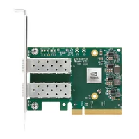 Carte d'interface réseau Ethernet NVIDIA Mellanox MCX631102AN-ADAT SmartNIC ConnectX®-6 Lx, SFP1 double port 10/25/28 GbE, Gen 4.0 x8, support haut et court