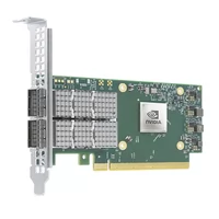 Сетевая интерфейсная карта NVIDIA MCX623106AN-CDAT SmartNIC ConnectX®-6 Dx EN, двухпортовый порт 100GbE QSFP56, PCIe4.0 x 16, высокий и короткий кронштейн