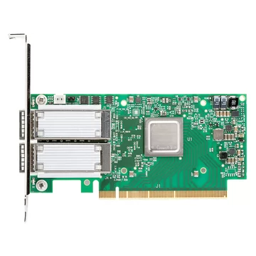 NVIDIA Mellanox MCX516A-CCAT SmartNIC ConnectX®-5 EN Сетевая интерфейсная карта, 100GbE, двухпортовый QSFP28, PCIe3.0 x 16, высокий и короткий кронштейн