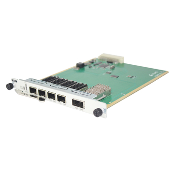 La tarjeta de servicio muxponder de 40G y 100G admite multiplexación/desmultiplexación de capa eléctrica de 4x10G SFP+ a 40G QSFP+ o 4x25G SFP28 a 100G QSFP28