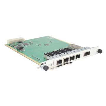 La tarjeta de servicio muxponder de 40G y 100G admite multiplexación/desmultiplexación de capa eléctrica de 4x10G SFP+ a 40G QSFP+ o 4x25G SFP28 a 100G QSFP28