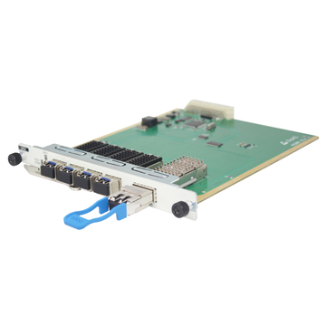 La tarjeta de servicio muxponder de 40G y 100G admite multiplexación/desmultiplexación de capa eléctrica de 4x10G SFP+ a 40G QSFP+ o 4x25G SFP28 a 100G QSFP28