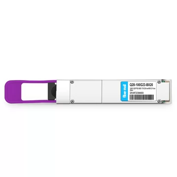 Q28-100G23-BX20 100G QSFP28 BIDI TX1291nm/RX1311nm Single Lambda LC SMF 20km PAM4 DDM Optical Transceiver Module