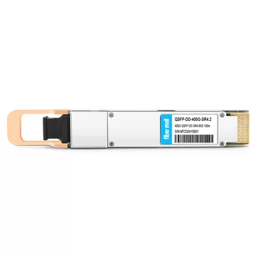 Cisco QDD-400G-SR4.2-BD Compatível com 400G QSFP-DD SR4 BiDi PAM4 850nm/910nm 100m/150m OM4/OM5 MMF MPO-12 FEC Módulo Transceptor Óptico