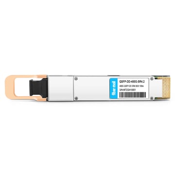 Dell 400G-Q56DD-SR4.2-ON Compatible 400G QSFP-DD SR4 BiDi PAM4 850nm/910nm 100m/150m OM4/OM5  MMF MPO-12 FEC Optical Transceiver Module