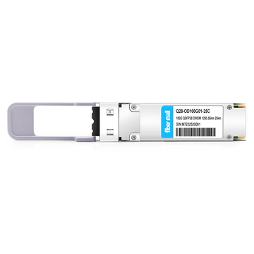 Q28-OD100G01-25C 100G QSFP28 Oバンド DWDM PAM4 単一波 C01 1295.56nm 100GHz デュプレックス LC 25km DDM 光トランシーバ モジュール