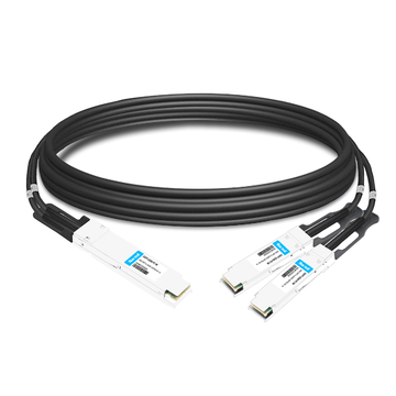 OSFP-2Q56-PC1M 1m (3ft) 400G OSFP to 2x200G QSFP56 Passive Breakout Direct Attach Cable