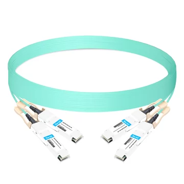 2QSFP56-200G-AOC-3M 3 м (10 футов) 2x200G QSFP56 — 2x200G QSFP56 PAM4 Активный оптический кабель с разрывом