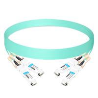 2QSFP56-200G-AOC-5M 5m (16 フィート) 2x200G QSFP56 ～ 2x200G QSFP56 PAM4 ブレークアウト アクティブ光ケーブル